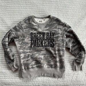 AE Tailgate Green Bay Packers Camo Sweatshirt XL